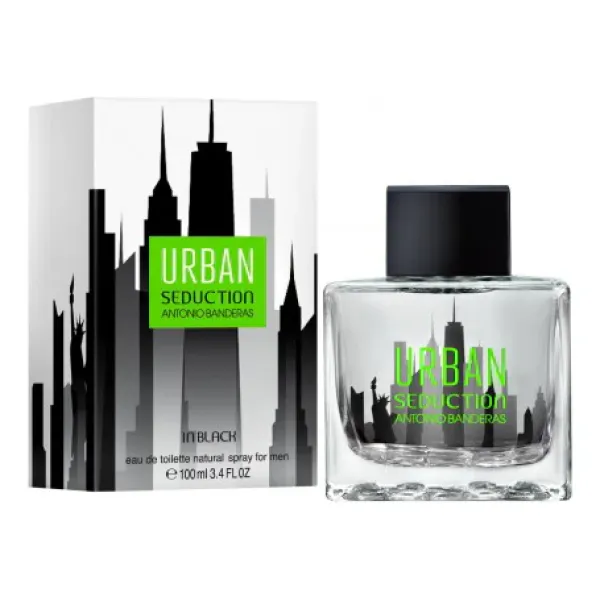 Banderas Urban Seduction In Black For Men
