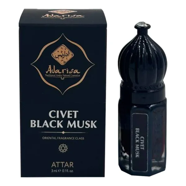 Adarisa Аттар черный животный мускус циветты