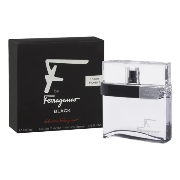Salvatore Ferragamo F By Ferragamo Black Pour Homme