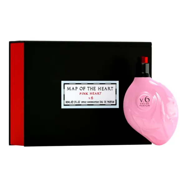 Map Of The Heart Pink Heart V 6