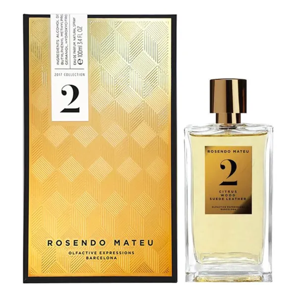 Rosendo Mateu № 2 Citrus , Wood, Suede Leather