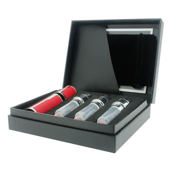 Travalo Набор Milano Refillable Perfume Spray (сменная капсула 3*5мл + футляр)